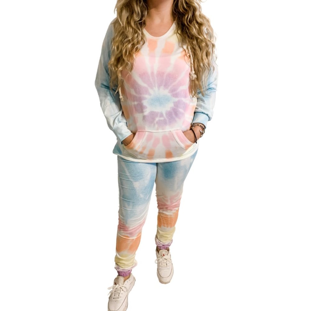 Blue Tie Dye Loungewear